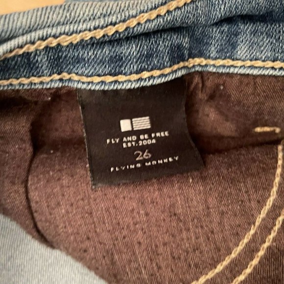 Flying Monkey Platinum Women's Denim Shorts Size 26 - Picture 4 of 7